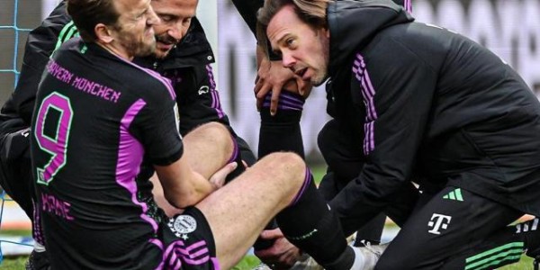 图赫尔：凯恩扭到了脚踝 希望他没什么大问题